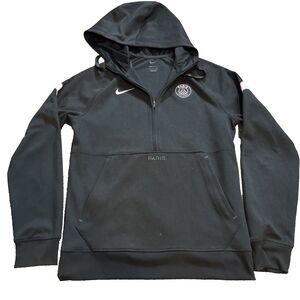 Nike Men’s Paris Saint-Germain Dry Fit Fleece Half Zip Hoodie CV9941-010 Small